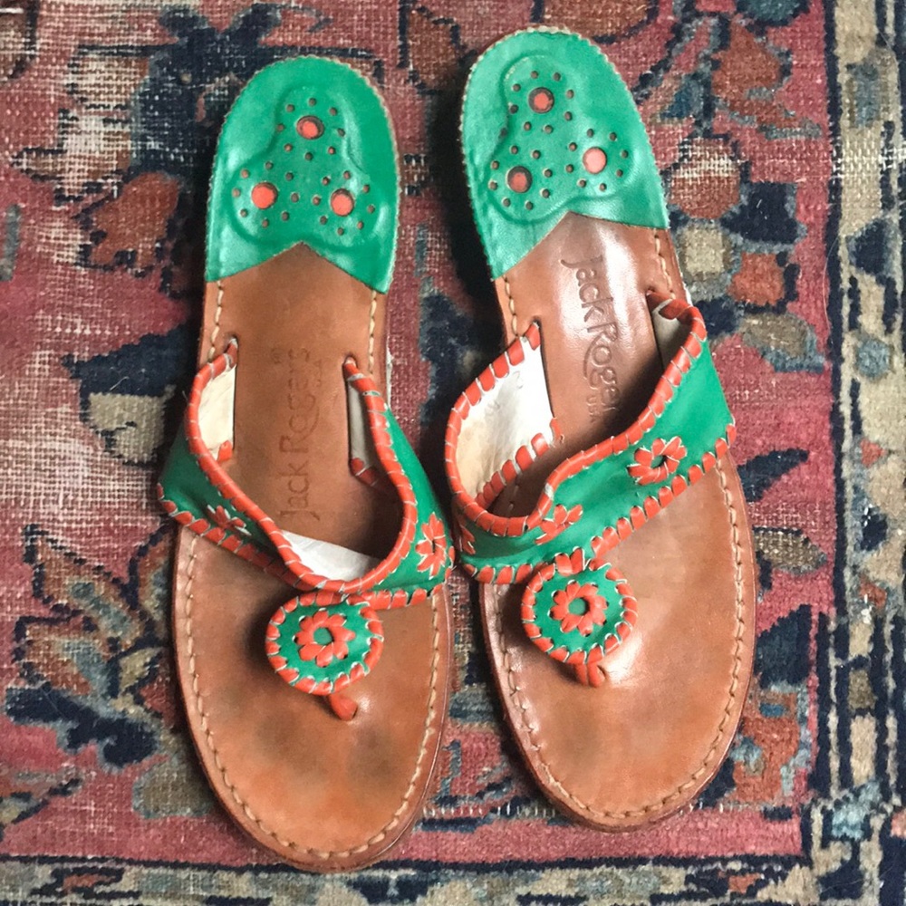 Jack Rogers two-tone Jacks sandals